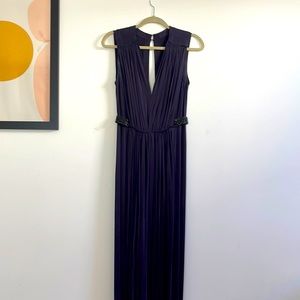 Robert Rodriguez grape evening gown